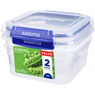 3 PACK OF Sistema Klip It Plus Lunch Container 1.15l 2 pack