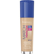 3 PACK OF Rimmel Match Perfection Foundation 200 Soft Beige 30ml