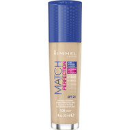 3 PACK OF Rimmel Match Perfection Foundation 100 Ivory 30ml