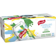 3 PACK OF Frantelle Lime & Lemon Sparkling Water 375ml x10 pack