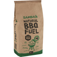 3 PACK OF Samba Natural Bbq Fuel 4kg