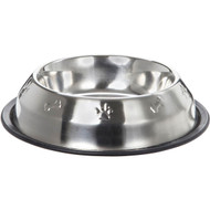 3 PACK OF Select Non Skid Medium Embossed Dog Bowl