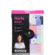 3 PACK OF Bonds Girls Underwear Cotton Brief (8-10 & 10-12) 4 pack