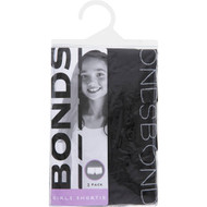 3 PACK OF Bonds Girls Shortie Size 6-10 Assorted 3 pack
