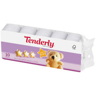 3 PACK OF Tenderly Toilet Tissue 3 Ply 250 Sheets 10 pack