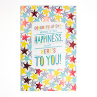 3 PACK OF John Sands Large Congratulations Card Stars