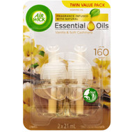 3 PACK OF Air Wick Plug-in Air Freshener Vanilla Refill 2x19ml
