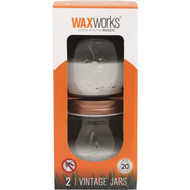 3 PACK OF Waxworks Vintage Citronella Jam Jar 2 pack