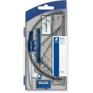 3 PACK OF Staedtler Noris Club Geometry Set 8 pack