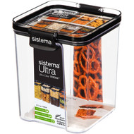 3 PACK OF Sistema Klip It Tritan Canister Square 920ml