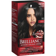 3 PACK OF Schwarzkopf Brilliance 90 Black 1pk