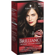 3 PACK OF Schwarzkopf Brilliance 89 Bitter Sweet Chocolate 1pk