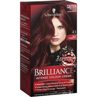 3 PACK OF Schwarzkopf Brilliance 43 Red Passion 1pk