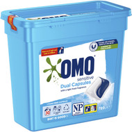 3 PACK OF Omo Sensitive Dual Capsules 30 pack