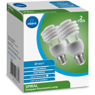 3 PACK OF Olsent Cfl Spiral Es 20w 1400lm Cw 2 pack