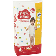 3 PACK OF Little One's Ultra Dry Nappies Junior 15-25kg Boys & Girls 40 pack