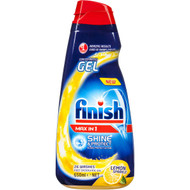 3 PACK OF Finish Max In 1 Dishwashing Gel 650ml