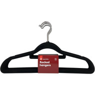 3 PACK OF Essentials Flocked Hangers 10 pack