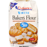 3 PACK OF Defiance White Baker's Flour 5kg