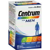 3 PACK OF Centrum For Men Multivitamin 60pk