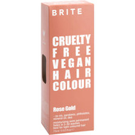 3 PACK OF Brite Semi Permanent Hair Colour Rose Gold 75ml