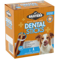 3 PACK OF Baxter's Dental Sticks Medium & Large Dog 28 pack