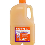 3 PACK OF Nudie Nothing But Orange Juice 3l
