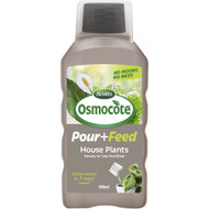 3 PACK OF Scotts Osmocote Pour & Feed House Plants Fertiliser 500ml