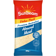 3 PACK OF Sunbeam Almonds Meal Value Pack 350g