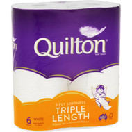 3 PACK OF Quilton Toilet Paper Triple Length 3ply 540 Sheets 6 pack