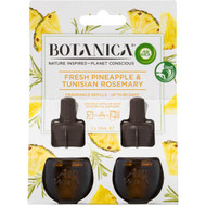 3 PACK OF Air Wick Botanica Fresh Pineapple & Tunisian Rosemary Refills 19ml x2 pack