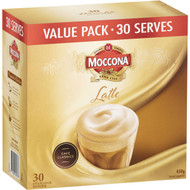 3 PACK OF Moccona Latte 30 pack
