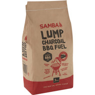 3 PACK OF Samba Lump Charcoal Bbq Fuel 3kg