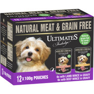 3 PACK OF Ultimates Indulge Lamb Mince / Beef Mince With Gravy 12x100g