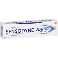 3 PACK OF Sensodyne Toothpaste Sensitive Teeth Pain Rapid Relief 100g