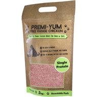 3 PACK OF Premi-yum Free Range Chicken Mince For Pets 2kg