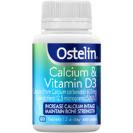3 PACK OF Ostelin Calcium & Vitamin D3 Tablets 60 pack