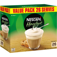 3 PACK OF Nescafe Coffee Sachets Hazelnut 26pk