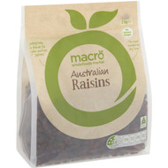 3 PACK OF Macro Australian Raisins 1kg