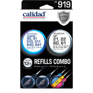 3 PACK OF Calidad Canon Printer Ink Refill Pack