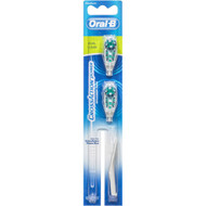 3 PACK OF Oral-b Crossaction Dual Clean Elect Toothbrush Replacement Heads 2 refills