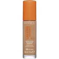 3 PACK OF Rimmel Lasting Finish Radiance Foundation #200 30ml