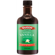 3 PACK OF Queen Natural Vanilla Extract 200ml