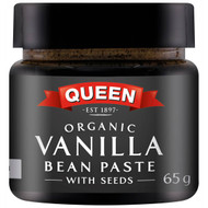 3 PACK OF Queen Organic Vanilla Bean Paste 65g