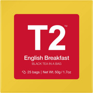 3 PACK OF T2 English Breakfast Black Tea Bags 25 pack