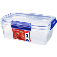 3 PACK OF Sistema Klip It Plus Rectangle 2.2l 2 pack