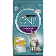 3 PACK OF Purina One Indoor Cat Formula With Chicken 1.5kg