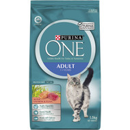 3 PACK OF Purina One Adult Cat Formula With Salmon & Tuna 1.5kg