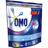 3 PACK OF Omo Laundry Liquid Triple Capsules Active 30 pack
