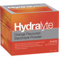 3 PACK OF Hydralyte Powder Sachets Orange 10 sachets